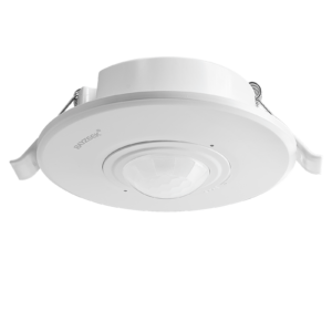 RZ038 recessed ceiling PIR motion sensor front view